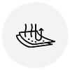 Comfort fit shoulder support icon