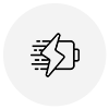 Wireless rechargeable shoulder support icon