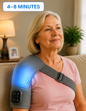 Triple Method Shoulder Massager compression support